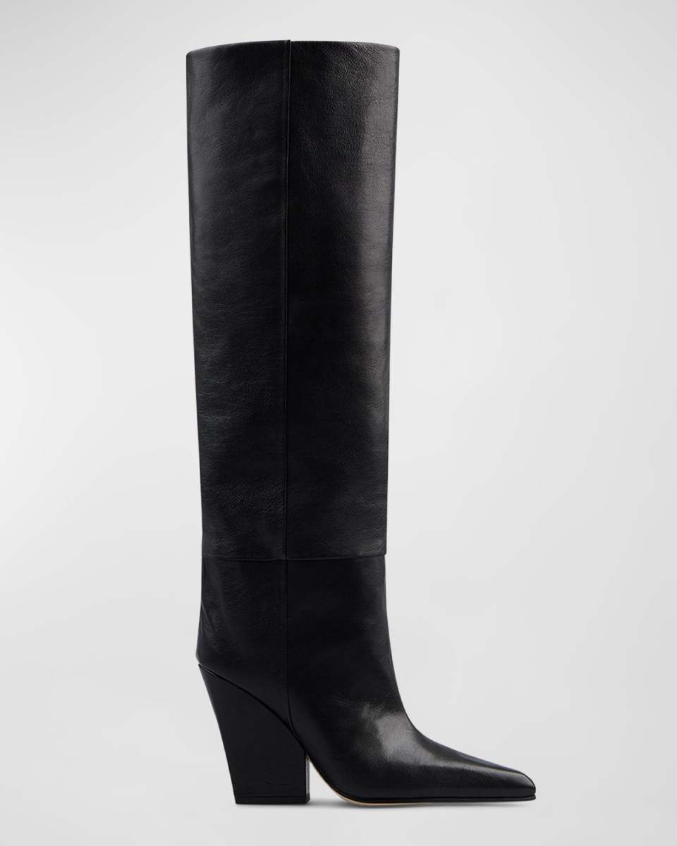 Jane Leather Knee Boots